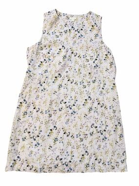 J Jill Love Linen Floral Mini Dress Spring